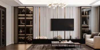 Интерьер гостиной в современном стиле смотреть на Basicdecor