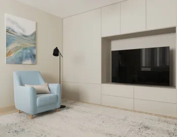 Интерьер гостиной в современном стиле смотреть на Basicdecor