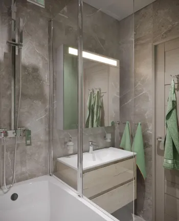 Интерьер ванной  смотреть на Basicdecor