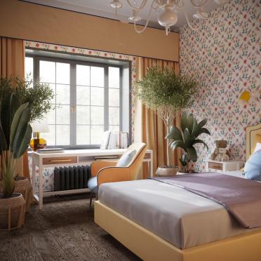 Интерьер спальни  смотреть на Basicdecor