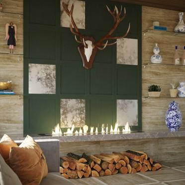 Интерьер гостиной в ретро смотреть на Basicdecor