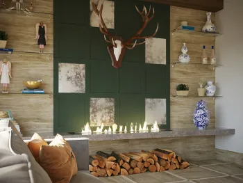 Интерьер гостиной в ретро смотреть на Basicdecor