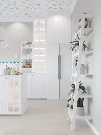 Интерьер c рабочим местом  смотреть на Basicdecor