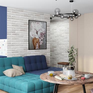 Интерьер гостиной  смотреть на Basicdecor