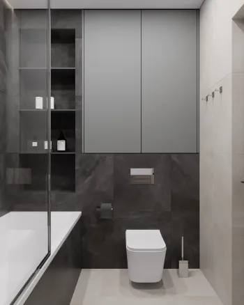 Интерьер ванной  смотреть на Basicdecor