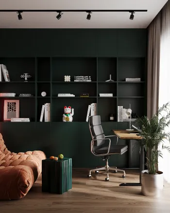 Интерьер кабинета  смотреть на Basicdecor