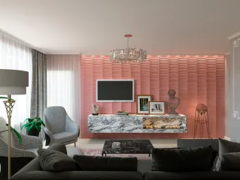 Интерьер гостиной  смотреть на Basicdecor