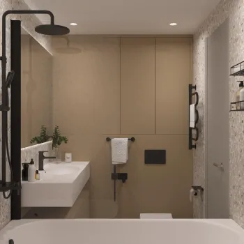 Интерьер ванной  смотреть на Basicdecor