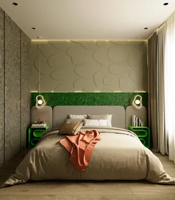 Интерьер спальни  смотреть на Basicdecor