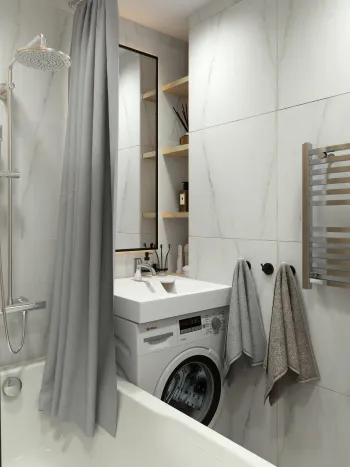 Интерьер ванной  смотреть на Basicdecor