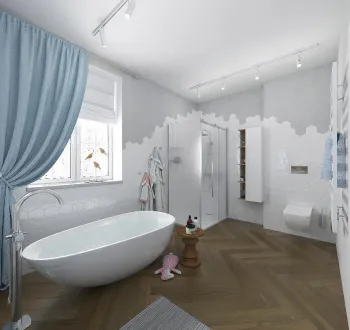 Интерьер ванной  смотреть на Basicdecor