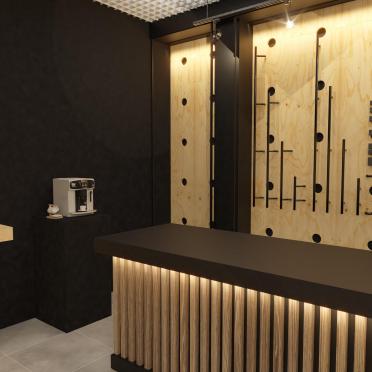 Интерьер прихожей c подсветкой  смотреть на Basicdecor
