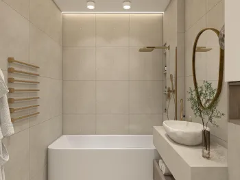 Интерьер ванной  смотреть на Basicdecor