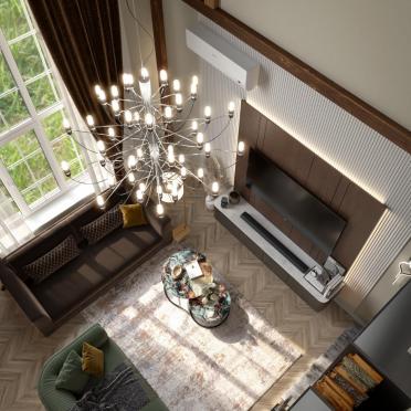 Интерьер гостиной  смотреть на Basicdecor