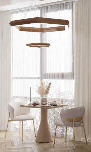 Интерьер кухни с жалюзи и дверными жалюзи  смотреть на Basicdecor