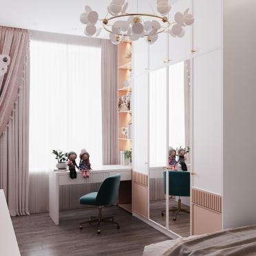 Интерьер детской с для девочки  смотреть на Basicdecor