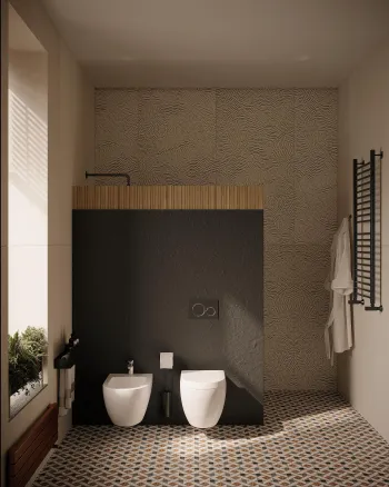 Интерьер ванной  смотреть на Basicdecor