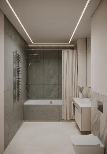 Интерьер ванной  смотреть на Basicdecor