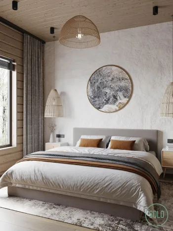 Интерьер спальни  смотреть на Basicdecor