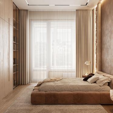 Интерьер спальни cветильниками над кроватью  смотреть на Basicdecor