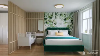 Интерьер спальни cветильниками над кроватью  смотреть на Basicdecor