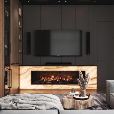Интерьер гостиной  смотреть на Basicdecor