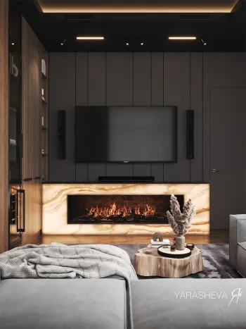 Интерьер гостиной  смотреть на Basicdecor