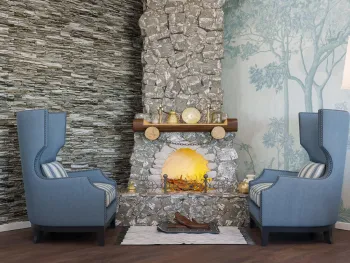 Интерьер гостиной  смотреть на Basicdecor