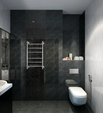 Интерьер ванной в современном стиле смотреть на Basicdecor