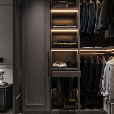 Интерьер гардеробной  смотреть на Basicdecor