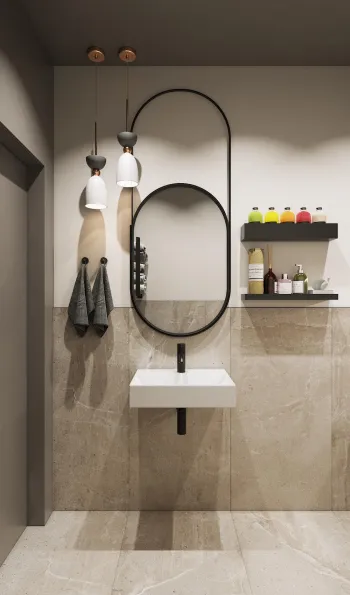 Интерьер ванной  смотреть на Basicdecor