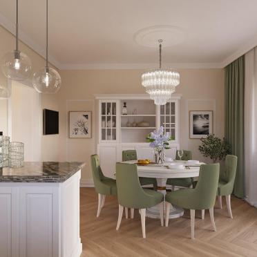 Интерьер столовой  смотреть на Basicdecor
