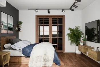 Интерьер спальни в скандинавском стиле смотреть на Basicdecor