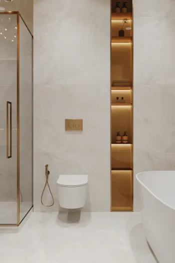 Интерьер ванной  смотреть на Basicdecor