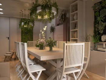 Интерьер столовой  смотреть на Basicdecor