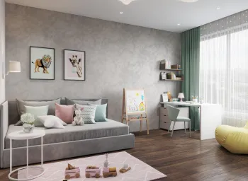 Интерьер детской с для девочки  смотреть на Basicdecor