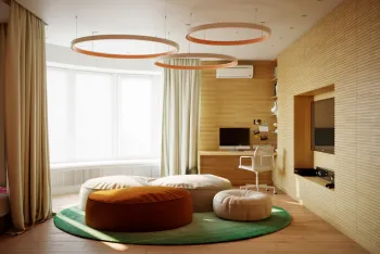 Интерьер офиса c рабочим местом в современном стиле смотреть на Basicdecor