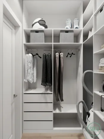 Интерьер гардеробной  смотреть на Basicdecor