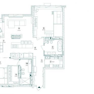 Интерьер с проходной  смотреть на Basicdecor