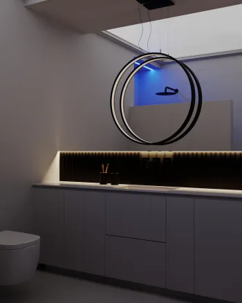 Интерьер ванной в современном стиле смотреть на Basicdecor