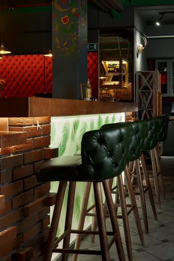 Интерьер кафе и ресторана с барной стойкой  смотреть на Basicdecor