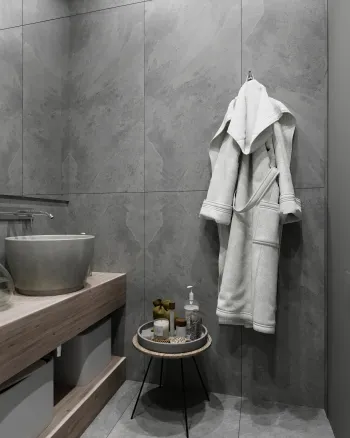 Интерьер ванной в современном стиле смотреть на Basicdecor