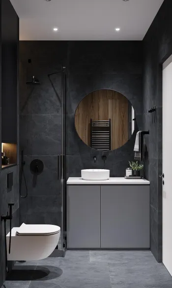 Интерьер ванной  смотреть на Basicdecor