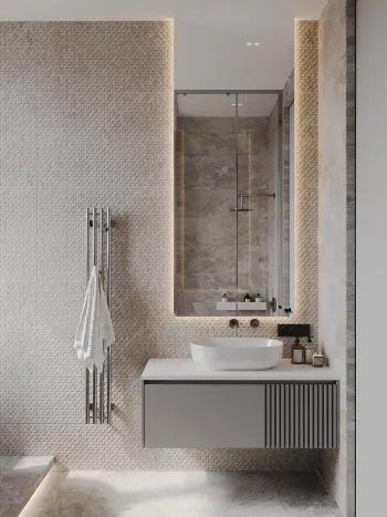 Интерьер ванной  смотреть на Basicdecor