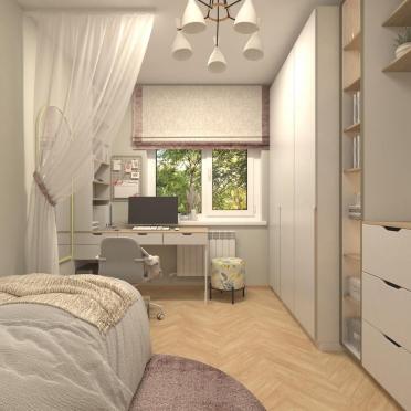 Интерьер спальни с для девочки  смотреть на Basicdecor