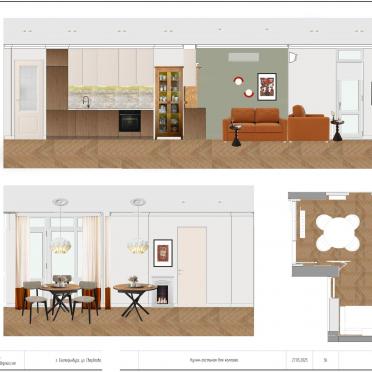 Интерьер с проходной и с подсветкой в современном стиле смотреть на Basicdecor