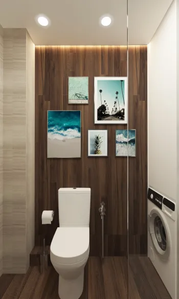 Интерьер ванной в современном стиле смотреть на Basicdecor