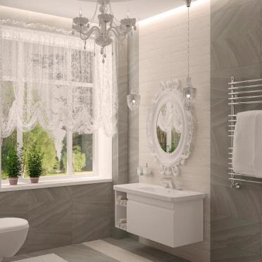 Интерьер ванной в современном стиле и шебби-шике смотреть на Basicdecor