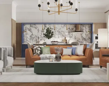 Интерьер гостиной  смотреть на Basicdecor