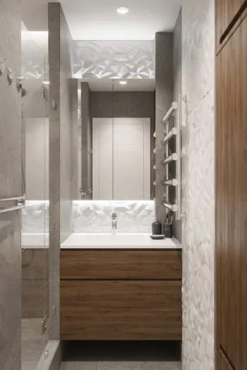 Интерьер ванной в современном стиле смотреть на Basicdecor